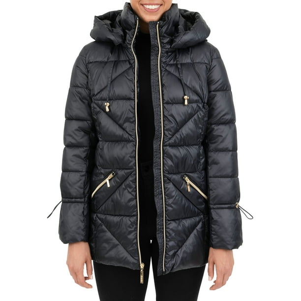 kensie Womens Faux Down Puffers kensie Womens Faux Down Puffers